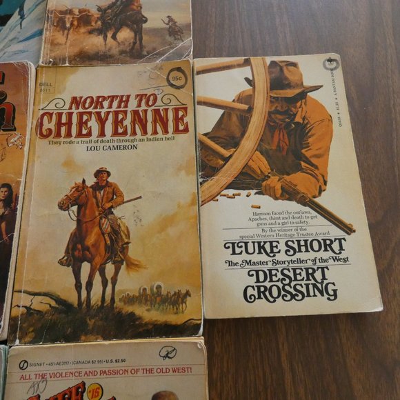 Lot of 10 Vintage 60s 70s Western Paperbacks~ Luke Short and More - Picture 4 of 10